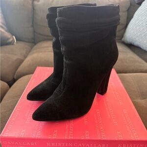 Chinese Laundry Black Heeled Boots